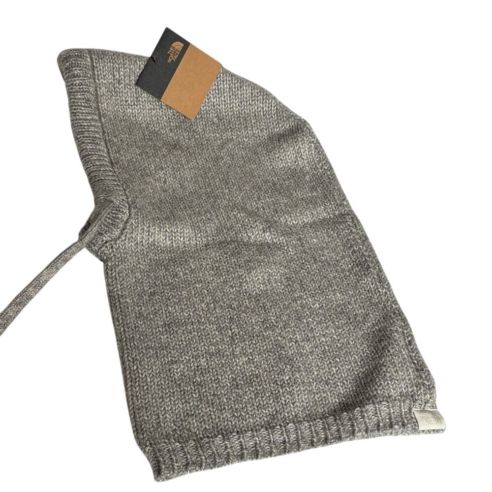 Northface Gray Sweater Hoodie Hat